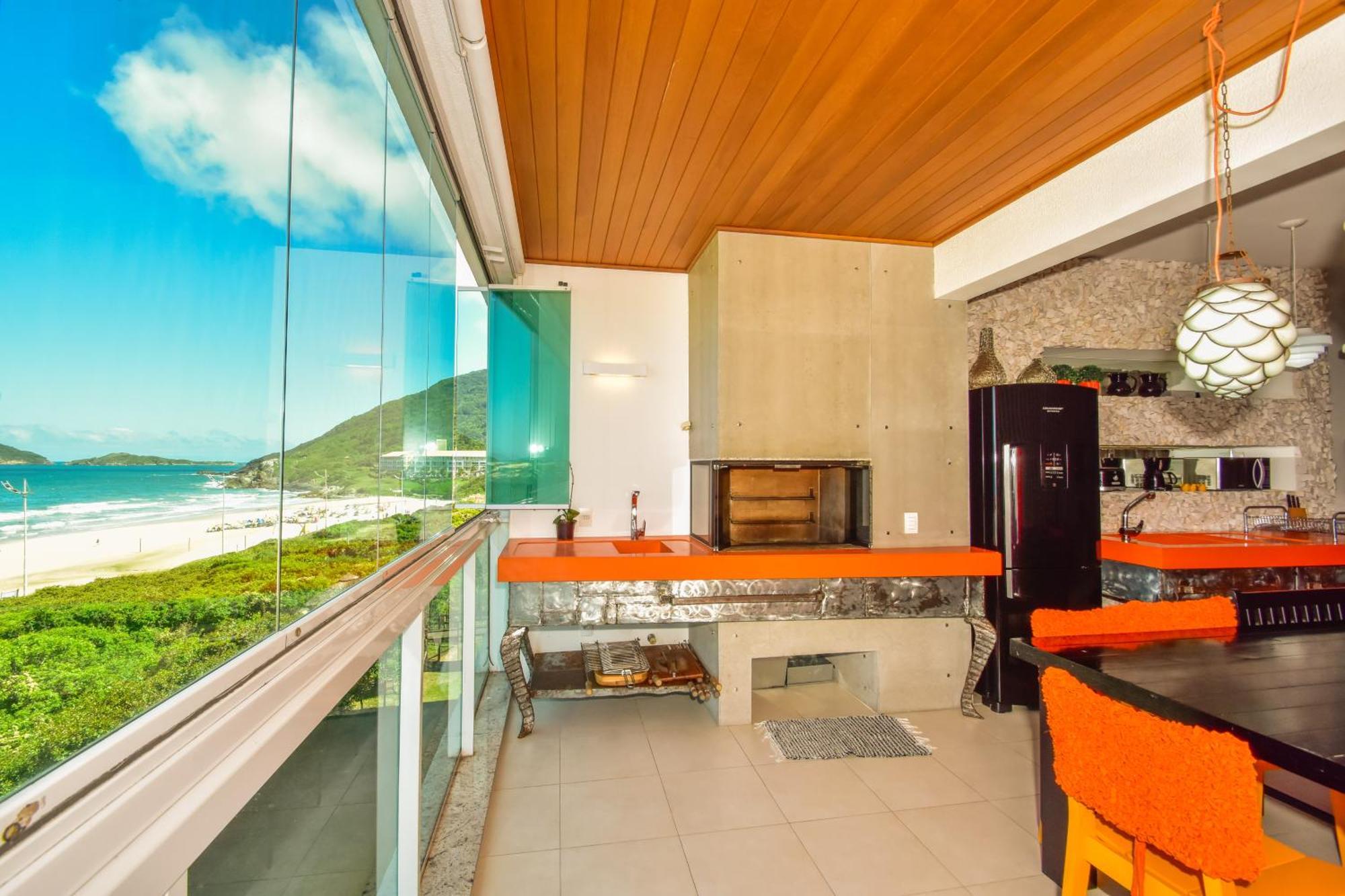 Apartamento Frente Mar Na Praia Do Santinho N880 Florianópolis Exterior foto
